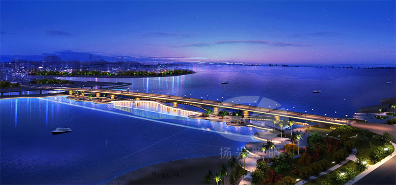海南?；◢u夜游燈光