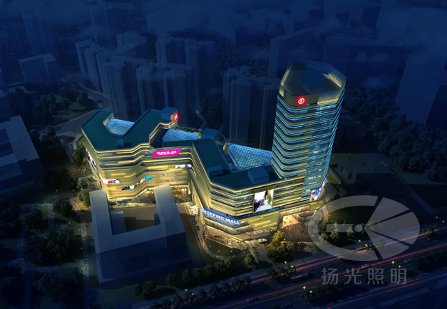 珠海?融德商業(yè)廣場景觀藝術(shù)照明設計